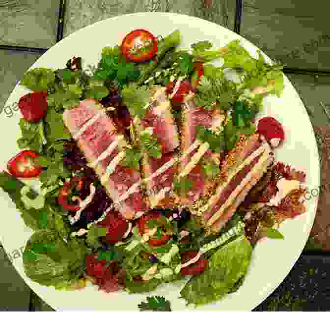 A Plate Of Seared Tuna With Wasabi Aioli Family Table: Favorite Staff Meals From Our Restaurants To Your Home