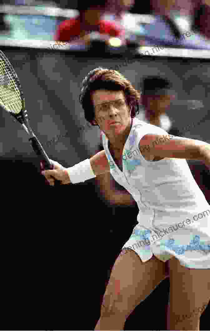Billie Jean King Playing Tennis At Wimbledon In 1971 All In: An Autobiography Billie Jean King
