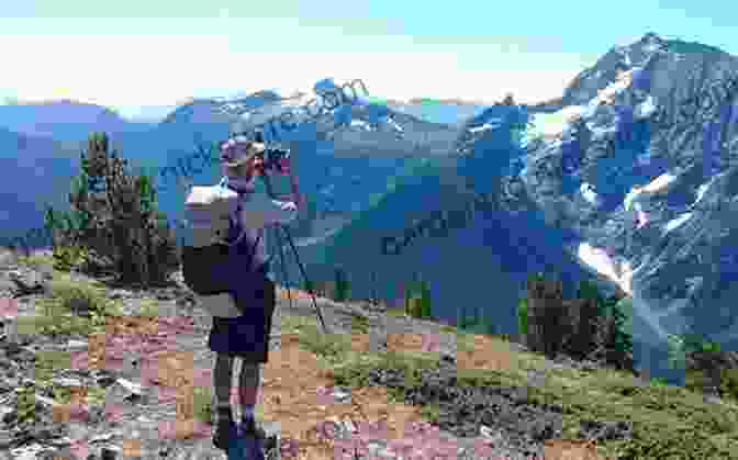 Section Hikers On A Trail In The Pacific Northwest, With Lush Greenery And Distant Mountains Hiking The Pacific Crest Trail: Oregon: Section Hiking From Donomore Pass To Bridge Of The Gods