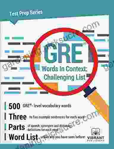 GRE Words In Context: Challenging List (Test Prep)