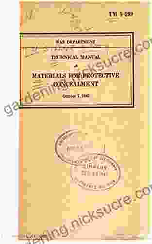 TM 5 269 Materials For Protective Concealment 1942: Materials For Toning Down Surfaces Cold Water Paint Protein Base Asphalt (Bituminous) Emulsions Oleoresinous Paint Oil Base Paint