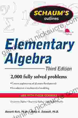 Schaum S Outline Of Elementary Algebra 3ed (Schaum S Outlines)